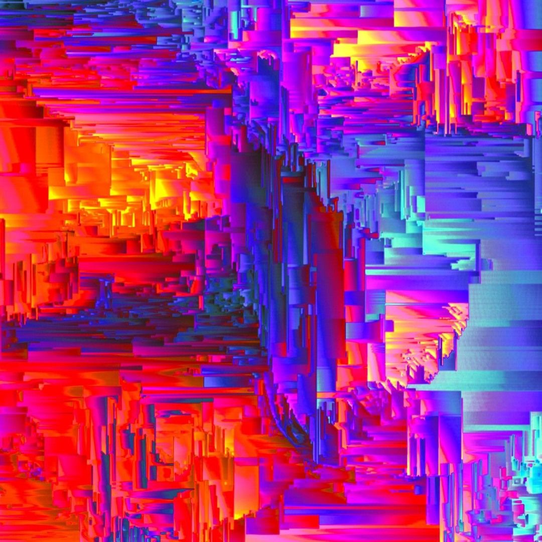 Cover of the title track Impulsion showing abstract graphics.