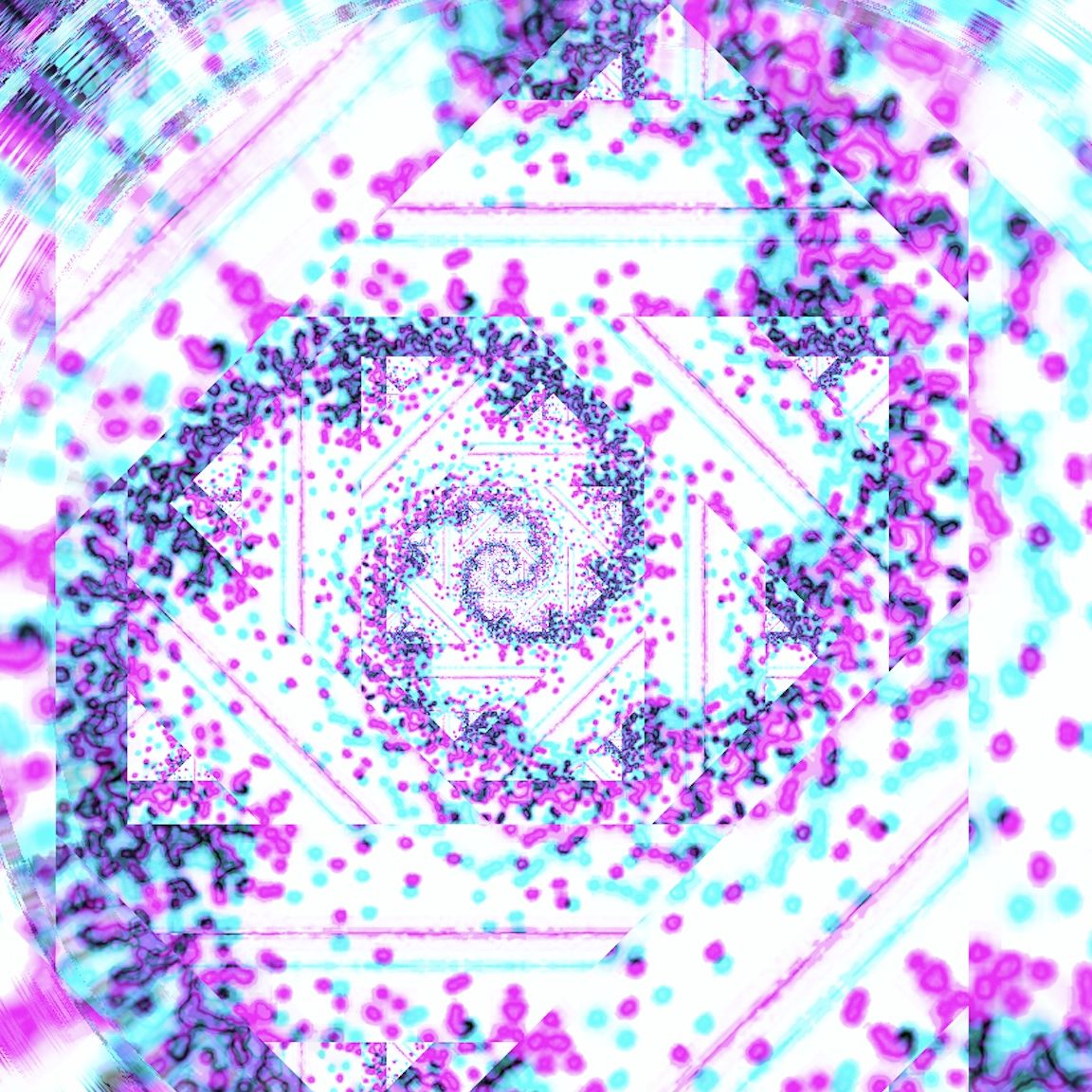 Cover of the track Parahelion showing abstract art.