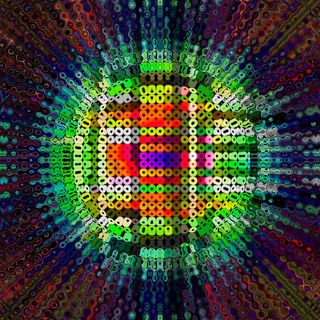 Cover of the track Procyon Sunrise showing abstract art.